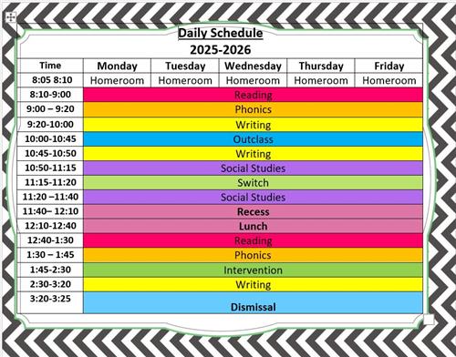 Class Schedule